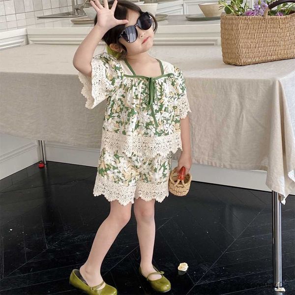 clothing sets menoea children's girls summer new sweet floral lace shirt and shorts two-piece set fashion baby girl clothes kids suit, White
clothing sets menoea children's girls summer new sweet floral lace shirt and shorts two-piece set fashion baby girl clothes kids suit, White