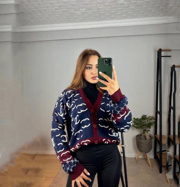 23 new women's cardigan sweater brand knitwear casual fashion women's loose fit designer sweater coat loose fit, White;black
23 new women's cardigan sweater brand knitwear casual fashion women's loose fit designer sweater coat loose fit, White;black