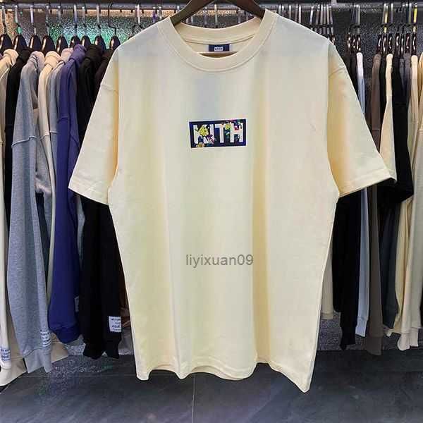 men's t-shirts 2022ss black white apricot casual kith tee men women 1 classic flower bird print t shirt loose short sleeve with tag t22, White;black
men's t-shirts 2022ss black white apricot casual kith tee men women 1 classic flower bird print t shirt loose short sleeve with tag t22, White;black