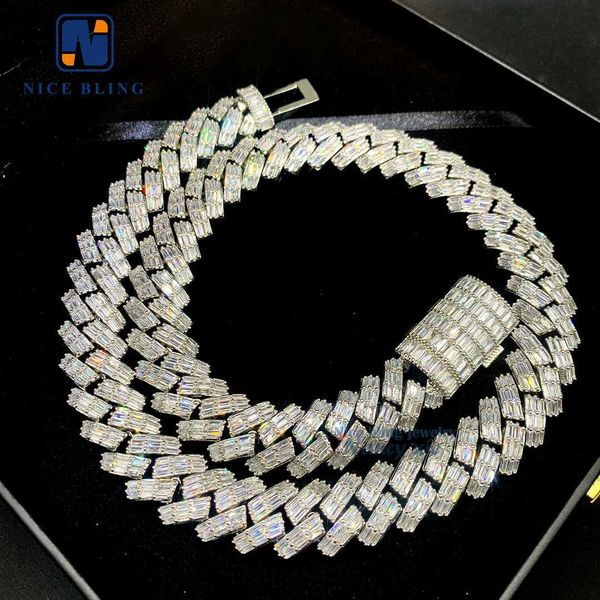 18mm iced out jewelry 18k gold plated necklace brass men necklace miami 5a+ cz diamond cuban link chain, Silver
18mm iced out jewelry 18k gold plated necklace brass men necklace miami 5a+ cz diamond cuban link chain, Silver