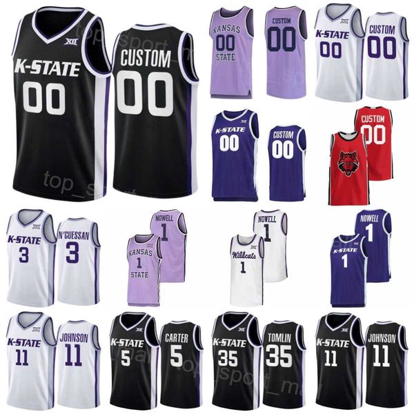 college basketball kansas state wildcats jersey 11 keyontae johnson 1 markquis nowell 35 naeqwan tomlin 13 desi sills 3 david nguessan 5 cam, Black;red 
college basketball kansas state wildcats jersey 11 keyontae johnson 1 markquis nowell 35 naeqwan tomlin 13 desi sills 3 david nguessan 5 cam, Black;red
