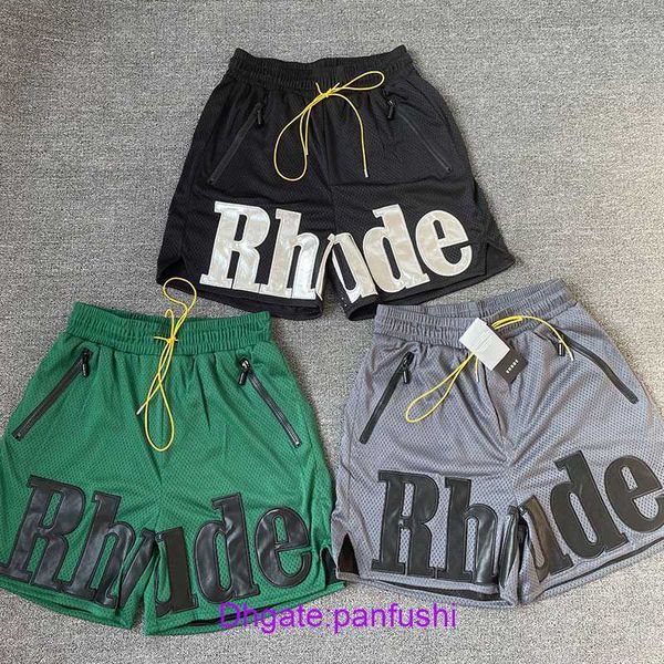 wholesale designer shorts online shop rhode drawcord mesh basketball breathable sports high street loose beach pants capris for men and wome, White;black
wholesale designer shorts online shop rhode drawcord mesh basketball breathable sports high street loose beach pants capris for men and wome, White;black