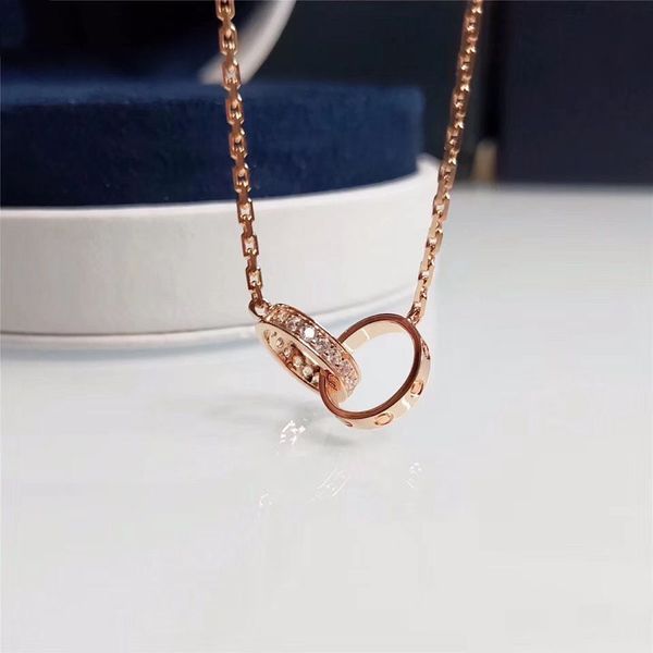necklaces designer luxury fashion jewelry clover necklace party sterling silver double rings diamond rose gold necklaces for women chains fo
necklaces designer luxury fashion jewelry clover necklace party sterling silver double rings diamond rose gold necklaces for women chains fo
