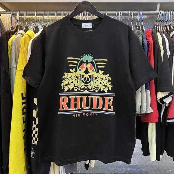 designer fashion clothing tees hip hop rhude tshirts parakeet long tailed parrot print high street casual versatile short sleeve t-shirt 2 q, White;black
designer fashion clothing tees hip hop rhude tshirts parakeet long tailed parrot print high street casual versatile short sleeve t-shirt 2 q, White;black