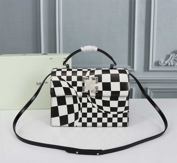 the latest off bag medium all leather black and white check tote single shoulder crossbody bag women's bag with one handle at the clams
the latest off bag medium all leather black and white check tote single shoulder crossbody bag women's bag with one handle at the clams