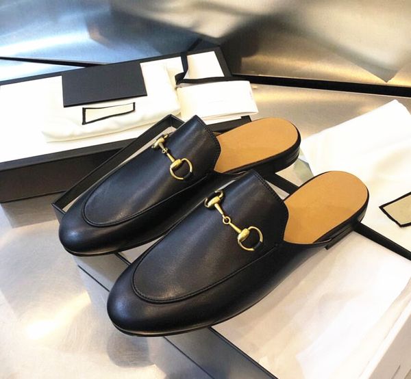 summer classic women slippers flat casual shoes metal buckle lady real leather designer slides loafers with dust bag large size 34-43, Black
summer classic women slippers flat casual shoes metal buckle lady real leather designer slides loafers with dust bag large size 34-43, Black
