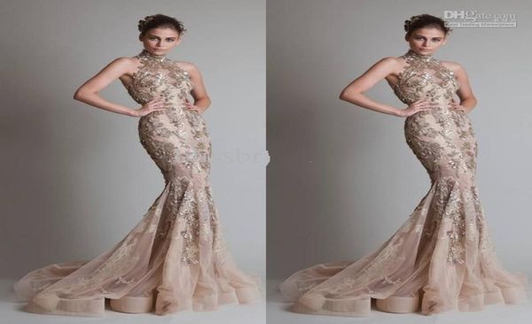 high neck and luxurious silver appliques see through organza button back mermaid trumpet elie saab evening formal prom dresse7239005, Black
high neck and luxurious silver appliques see through organza button back mermaid trumpet elie saab evening formal prom dresse7239005, Black