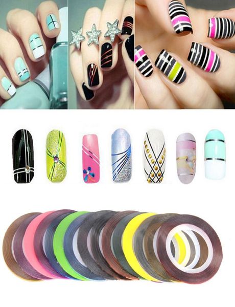 30pcs rolls striping tapes colorful line nail stickers diy nail art kit manicaure beauty decorations for uv gel nail polish2261755, Black 
30pcs rolls striping tapes colorful line nail stickers diy nail art kit manicaure beauty decorations for uv gel nail polish2261755, Black
