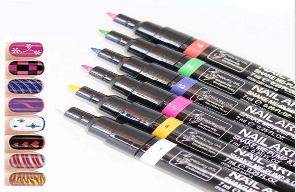 nail art pen painting design tool 16 colors optional drawing gel made easy diy nail tool kit8199097, Silver
nail art pen painting design tool 16 colors optional drawing gel made easy diy nail tool kit8199097, Silver