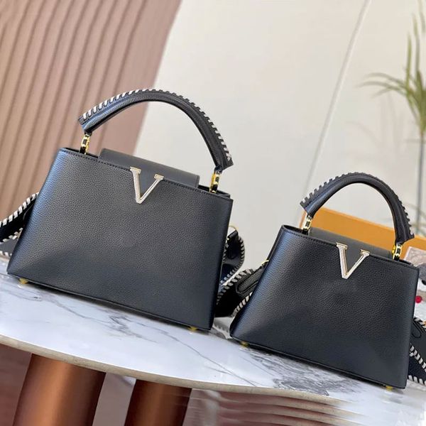 fashion handbag totes bags crochet buckle crossbody shoulder bag grain litchee leather braided bicolor strap capucines handbags cross body s
fashion handbag totes bags crochet buckle crossbody shoulder bag grain litchee leather braided bicolor strap capucines handbags cross body s