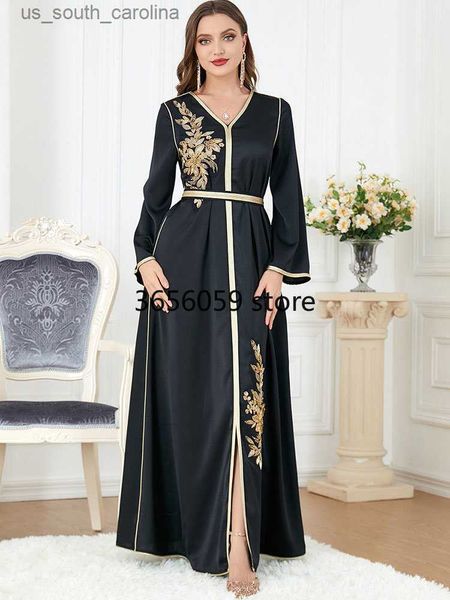 beading kaftan arabic long dress embroidery evening party dresses gulf jalabiya eid ramadan muslim turkish abaya black satin l230522, Black;gray
beading kaftan arabic long dress embroidery evening party dresses gulf jalabiya eid ramadan muslim turkish abaya black satin l230522, Black;gray