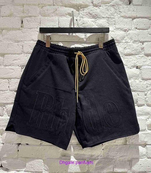 wholesale designer shorts online shop rhude summer letter embroidered drawstring shorts for mens five point american fashion brand guard pan, White;black
wholesale designer shorts online shop rhude summer letter embroidered drawstring shorts for mens five point american fashion brand guard pan, White;black