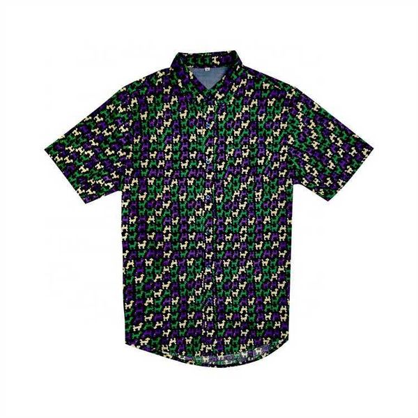 mens floral print short sleeve xxl hawaiian shirts xwid, White;black