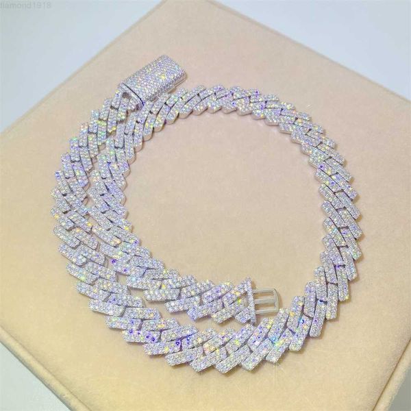 hip hop jewelry 15mm 2 rows 20 inches iced out diamond miami men 925 sterling silver cuban link necklace
hip hop jewelry 15mm 2 rows 20 inches iced out diamond miami men 925 sterling silver cuban link necklace