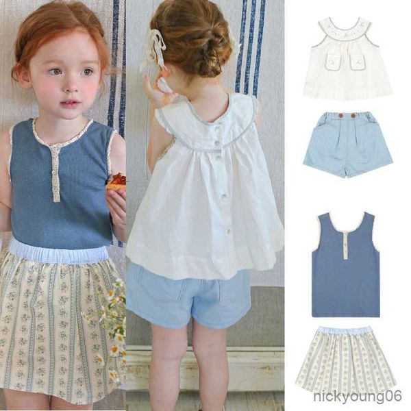 clothing sets girls shirt shorts set 2023 summer new white cute short-sleeved cotton casual sleeveless vest short skirt
clothing sets girls shirt shorts set 2023 summer new white cute short-sleeved cotton casual sleeveless vest short skirt