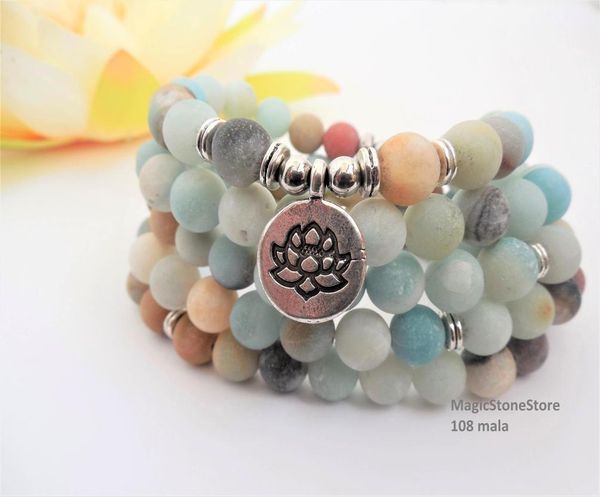 108 mala bracelet nature stone amazonitebracelet mala meditation lotus bracelets healing zen spiritual yoga necklace prayer neckla9822913, Black
108 mala bracelet nature stone amazonitebracelet mala meditation lotus bracelets healing zen spiritual yoga necklace prayer neckla9822913, Black