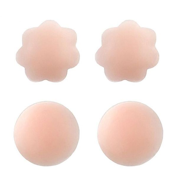 1 pair reusable invisible self adhesive silicone breast chest nipple cover bra pasties pad petal mat stickers accessories
1 pair reusable invisible self adhesive silicone breast chest nipple cover bra pasties pad petal mat stickers accessories