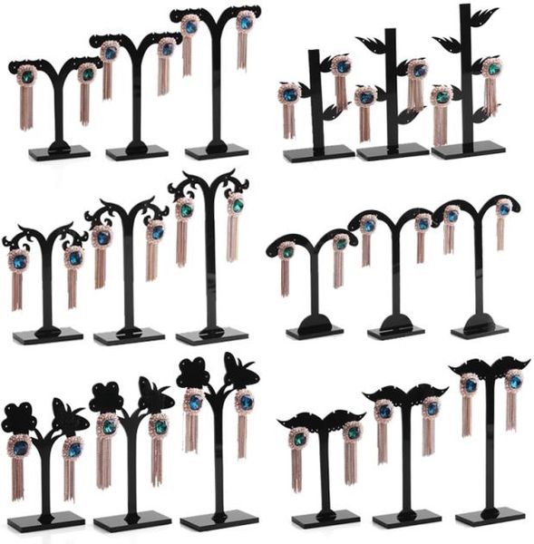 black acylic earring tree shaped display stand holder fashion threepiece goat horn small earring display rack storage4249500, Black;white
black acylic earring tree shaped display stand holder fashion threepiece goat horn small earring display rack storage4249500, Black;white