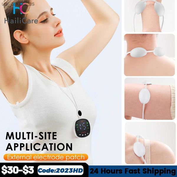 neck massager pain relief protector hanging cervical spine portable mini pulse shoulder cervical massage compress l230523
neck massager pain relief protector hanging cervical spine portable mini pulse shoulder cervical massage compress l230523