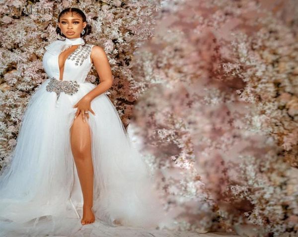 2021 wedding dresses for bride high neck side split sweep train illusion bodice crystal beads chapel garden bridal gowns vestidos 8789986, White
2021 wedding dresses for bride high neck side split sweep train illusion bodice crystal beads chapel garden bridal gowns vestidos 8789986, White