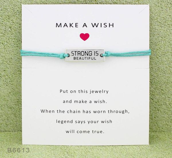 new strong is beautiful charm wish bracelets with gift card girls friendship infinity adjustable wrap bangle for women inspiration6018952, Golden;silver
new strong is beautiful charm wish bracelets with gift card girls friendship infinity adjustable wrap bangle for women inspiration6018952, Golden;silver