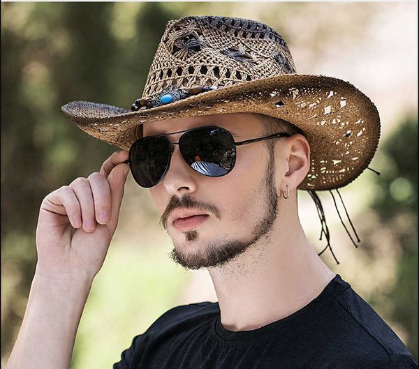 straw hat men's sanya sunshade beach hat net red beach p new cowboy summer sunscreen fishing scenic area, Blue;gray
straw hat men's sanya sunshade beach hat net red beach p new cowboy summer sunscreen fishing scenic area, Blue;gray