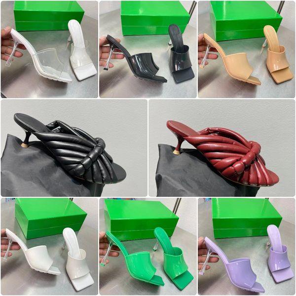 luxury women freckles mule slippers designer stretch mule sandal leather high-heeled shoes comfortable anti-slip braid slippers size 35-42, Black
luxury women freckles mule slippers designer stretch mule sandal leather high-heeled shoes comfortable anti-slip braid slippers size 35-42, Black