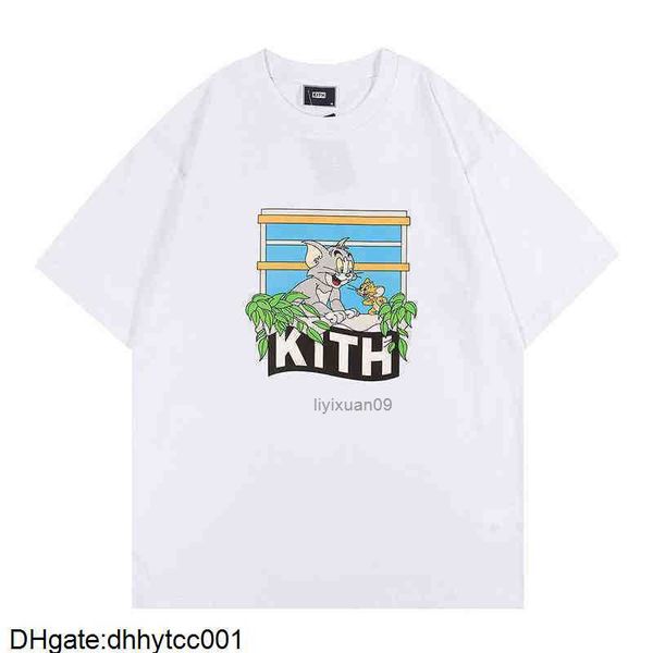 2022 ss high tide brand men's t-shirts kith cat mouse printed short-sleeved cartoon for women tee cotton t shirts s091a1 l12d d531, White;black
2022 ss high tide brand men's t-shirts kith cat mouse printed short-sleeved cartoon for women tee cotton t shirts s091a1 l12d d531, White;black