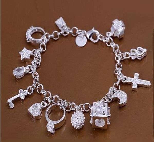 h144 925 silver bracelet 925 silver fashion jewelry charm bracelet 13 pendants bracelet2227636, Golden;silver
h144 925 silver bracelet 925 silver fashion jewelry charm bracelet 13 pendants bracelet2227636, Golden;silver
