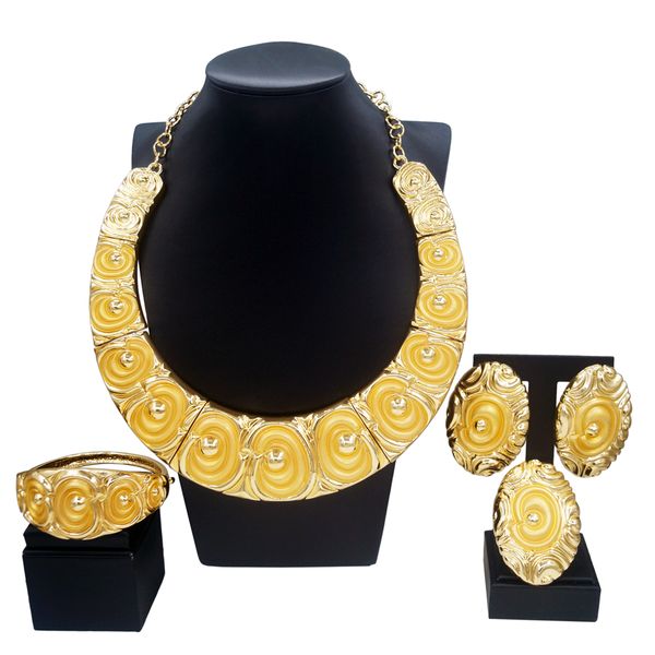 italian design large jewelry set necklace earrings ring four-piece set noble ladies dress jewelry set, Black
italian design large jewelry set necklace earrings ring four-piece set noble ladies dress jewelry set, Black