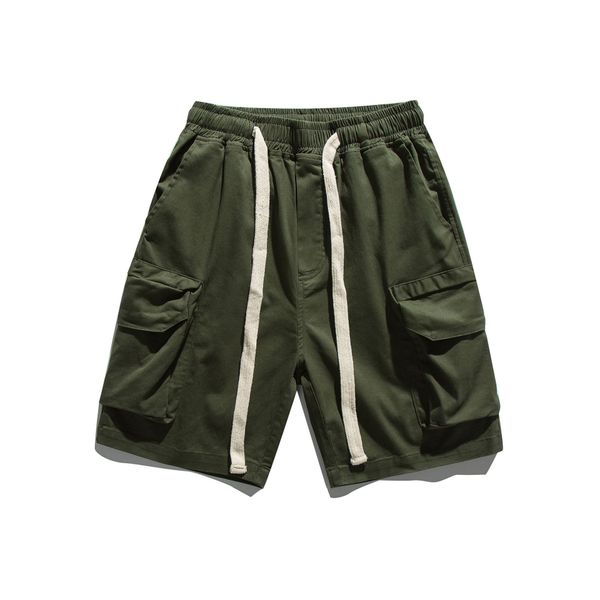 godlikeu men's cargo shorts streetwear designer armygreen casual beach summer loose short pant, White;black
godlikeu men's cargo shorts streetwear designer armygreen casual beach summer loose short pant, White;black
