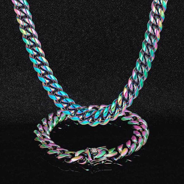 gzys jewelry wholesale custom colored multi gold plated stainless steel cuban link chain necklace set, Silver
gzys jewelry wholesale custom colored multi gold plated stainless steel cuban link chain necklace set, Silver