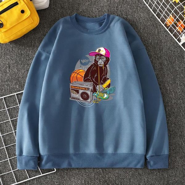 men's hoodies sweatshirts style fashion monkey mans hooded crewneck sportswear personality pullovers quality men's, Black
men's hoodies sweatshirts style fashion monkey mans hooded crewneck sportswear personality pullovers quality men's, Black