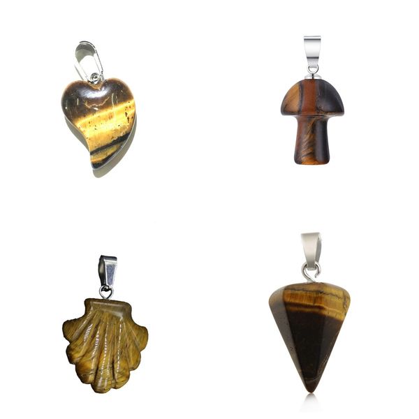 wholesale natural gemstone tiger eye healing charm pendant mushroom skull head shaped tiger eye stone for men and women, Silver
wholesale natural gemstone tiger eye healing charm pendant mushroom skull head shaped tiger eye stone for men and women, Silver