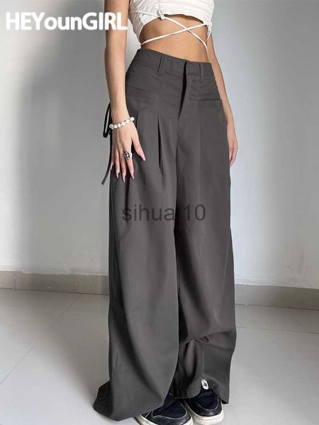 women's pants capris heyoungirl shirring casual wide leg pants women high waist street basic loose sweat trousers korean retro gray off, Black;white
women's pants capris heyoungirl shirring casual wide leg pants women high waist street basic loose sweat trousers korean retro gray off, Black;white