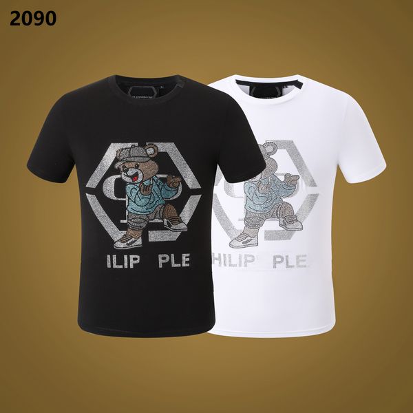 pp men's t-shirt summer rhinestone short sleeve round neck shirt tee skulls print streetwear m-xxxl 2090, White;black
pp men's t-shirt summer rhinestone short sleeve round neck shirt tee skulls print streetwear m-xxxl 2090, White;black