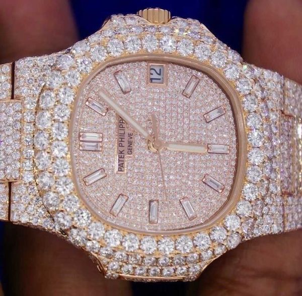 diamond luminous wrist watches patas8.3 3k 40mm 5711 rose gold flower set highest quality iced out bezel gift pate philip, Slivery;brown
diamond luminous wrist watches patas8.3 3k 40mm 5711 rose gold flower set highest quality iced out bezel gift pate philip, Slivery;brown