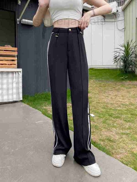 women's pants & capris designer high waist slim suit casual spring american straight tube drop floor dragging loose wide leg 1h8w, Black;white
women's pants & capris designer high waist slim suit casual spring american straight tube drop floor dragging loose wide leg 1h8w, Black;white