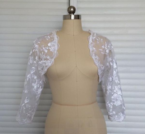 new arrival white or ivory 34 sleeve lace bolero shrug accessories wedding bridal wraps jacket 20185525816
new arrival white or ivory 34 sleeve lace bolero shrug accessories wedding bridal wraps jacket 20185525816
