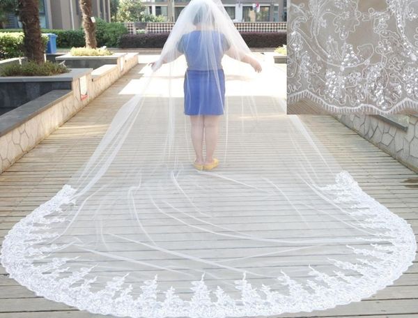 3m 4m cathedral wedding veils two layers white ivory bling bling sequins white ivory lace tulle real po wedding dresses veil5337142, Black
3m 4m cathedral wedding veils two layers white ivory bling bling sequins white ivory lace tulle real po wedding dresses veil5337142, Black