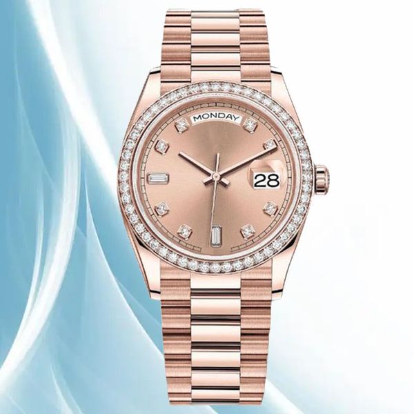 fashion diamond watch men's and women's watch automatic mechanical watch 36 41mm 904l all stainless steel ring waterproof glow gol, Slivery;brown
fashion diamond watch men's and women's watch automatic mechanical watch 36 41mm 904l all stainless steel ring waterproof glow gol, Slivery;brown