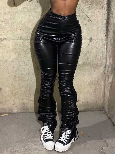 women's pants capris weird puss 2022 pu stacked pants women y2k trend ankle split skinny stretchy high waist eather trousers wild stree, Black;white
women's pants capris weird puss 2022 pu stacked pants women y2k trend ankle split skinny stretchy high waist eather trousers wild stree, Black;white
