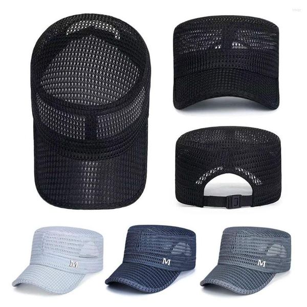 Image of Cycling Caps Men Women Breathable Adjustable Casual Sun Cap Snapback Hat Army Baseball