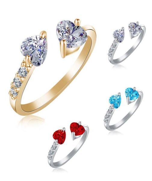 30 sterling silver band rings for women gold double heart crystal finger ring for girl party open size fashion jewelry 0002wh7735595
30 sterling silver band rings for women gold double heart crystal finger ring for girl party open size fashion jewelry 0002wh7735595