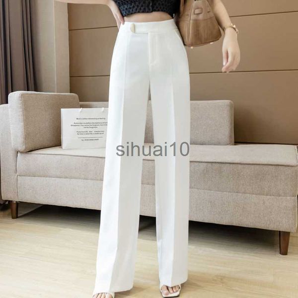 women's pants capris 2022 women summer fashion loose wide leg pants female high waist suit trousers ladies solid color chiffon casual p, Black;white
women's pants capris 2022 women summer fashion loose wide leg pants female high waist suit trousers ladies solid color chiffon casual p, Black;white