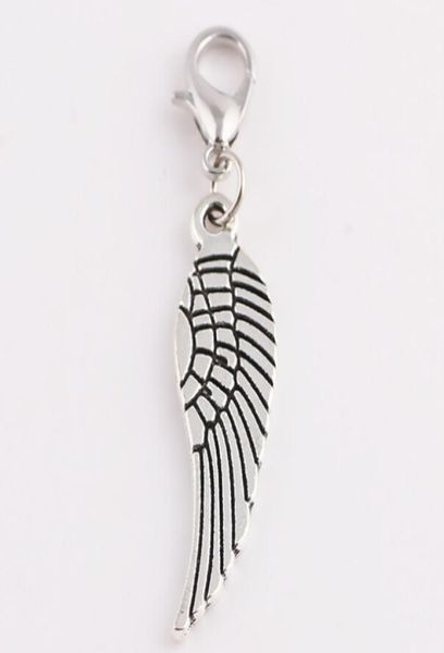 whole 20pcslot silver angel wing dangle charms pendant with lobster clasp fit for glass floating locket6297763, Bronze;silver
whole 20pcslot silver angel wing dangle charms pendant with lobster clasp fit for glass floating locket6297763, Bronze;silver