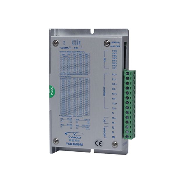 genuine yako ykd3606ma ykd3606m stepper motor drive for nema 17 nema23 nema24 nema34 stepper motor with dc 24 to 80v voltage
genuine yako ykd3606ma ykd3606m stepper motor drive for nema 17 nema23 nema24 nema34 stepper motor with dc 24 to 80v voltage