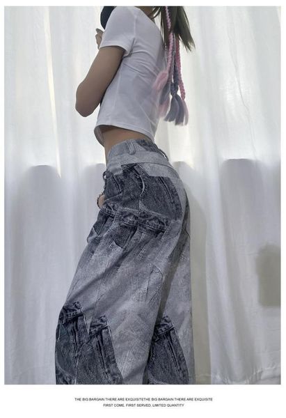 women's jeans cool patchwork female loose punk boyfriend women funny straight vintage gothic trousers girl, Blue
women's jeans cool patchwork female loose punk boyfriend women funny straight vintage gothic trousers girl, Blue