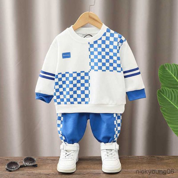clothing sets korean style baby boy clothes for children casual plaid long sleeve t-shirts and pants boys kids bebes tracksuits, White
clothing sets korean style baby boy clothes for children casual plaid long sleeve t-shirts and pants boys kids bebes tracksuits, White
