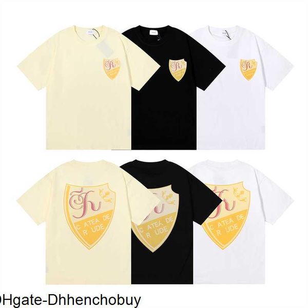 mens tshirt usa niche brand rhude tee castle shield design letter printed pure cotton t-shirt casual high street fashion men's round ne, White;black
mens tshirt usa niche brand rhude tee castle shield design letter printed pure cotton t-shirt casual high street fashion men's round ne, White;black